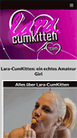 Mobile Screenshot of lara-cumkitten.com